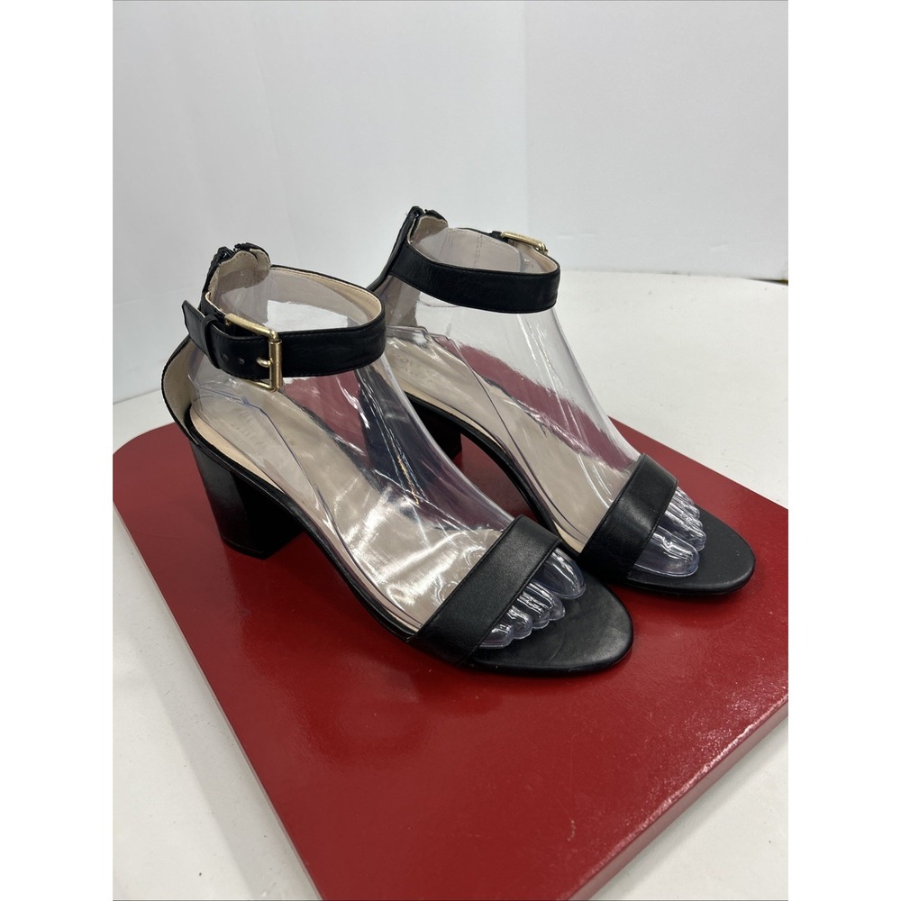 Cole Haan Grand OS Women's Ankle Band Buckle Sandals Size 8B Black Boho Festival